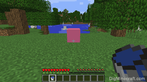 completed pink concrete
