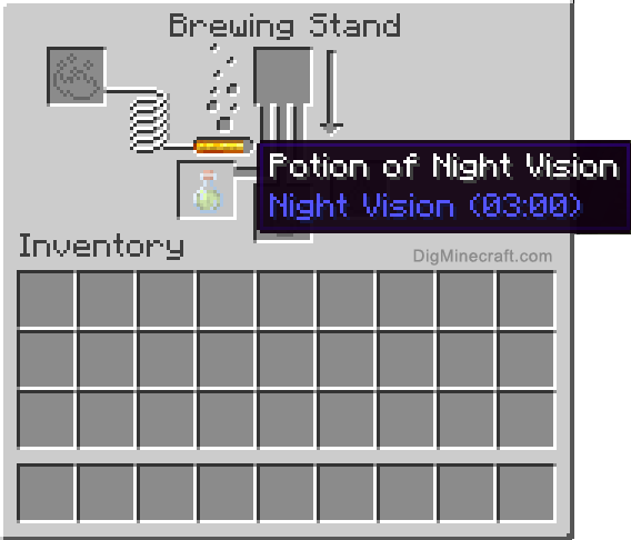 Completed potion of night vision