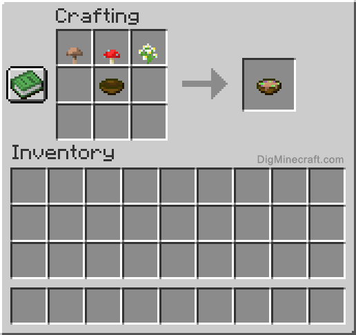 Crafting recipe for suspicious stew blindness
