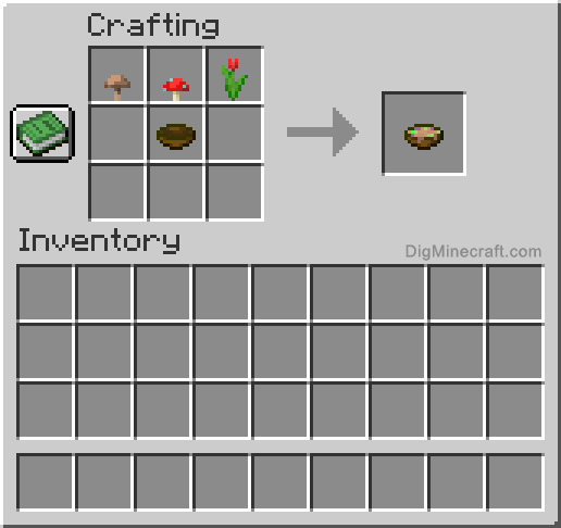 Crafting recipe for suspicious stew weakness