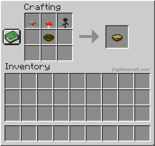 Crafting recipe for suspicious stew wither