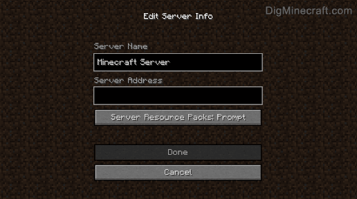 how to connect to minecraft server