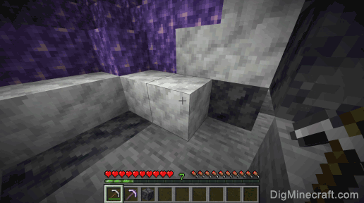 calcite and pickaxe