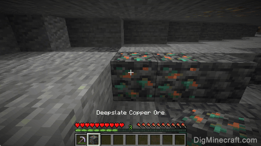 deepslate copper ore gathered