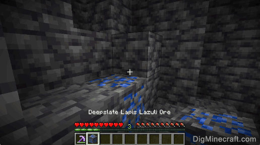 deepslate lapis lazuli ore gathered