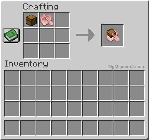 Crafting recipe for cherry boat with chest