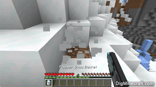 How to get powder snow bucket in minecraft survival