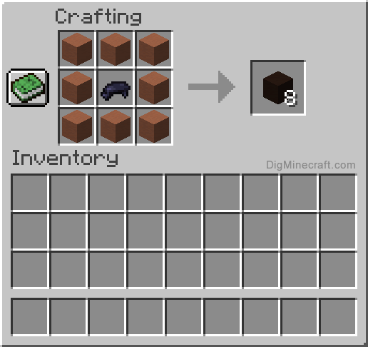 How To Make Black Hardened Clay In Minecraft