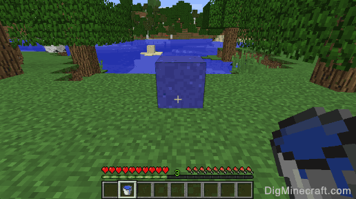 How to make Blue Concrete in Minecraft