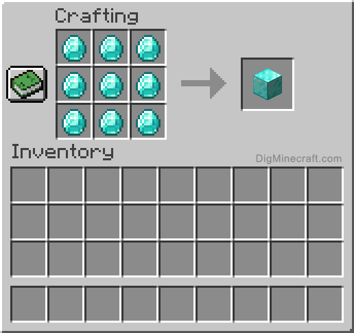 How To Make A Block Of Diamond In Minecraft