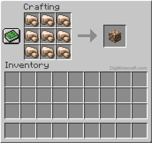 How to make a Block of Raw Iron in Minecraft