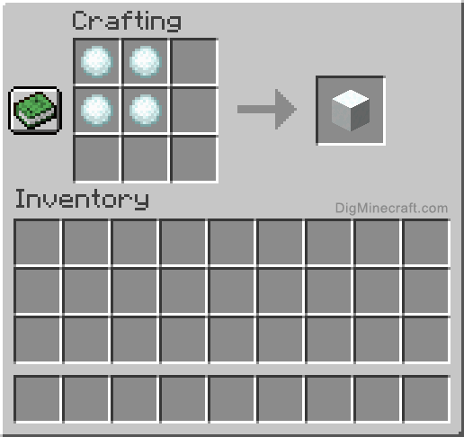 How To Make A Snow Block In Minecraft