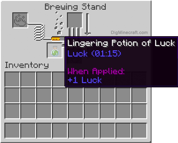 potion of luck minecraft