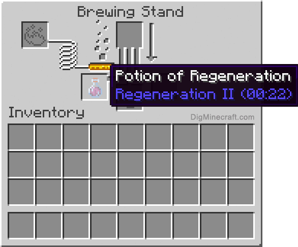 potion of regeneration minecraft