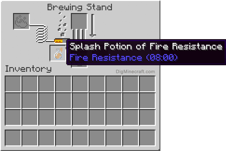 fire resistance potion minecraft
