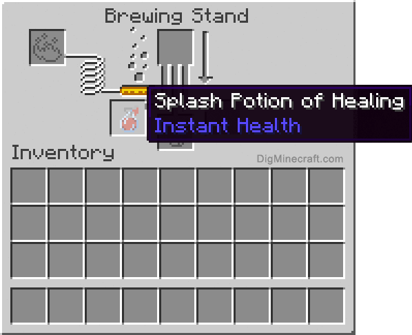 minecraft healing potion