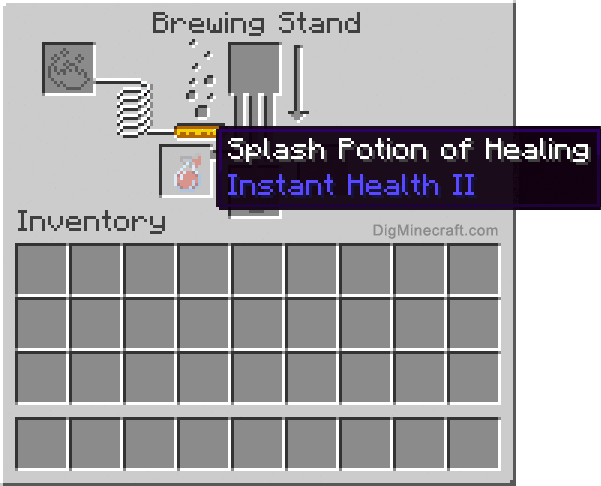 healing potion minecraft