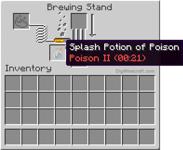 poison potion minecraft