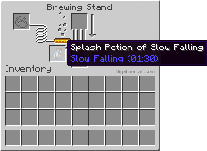 minecraft potion of slow falling