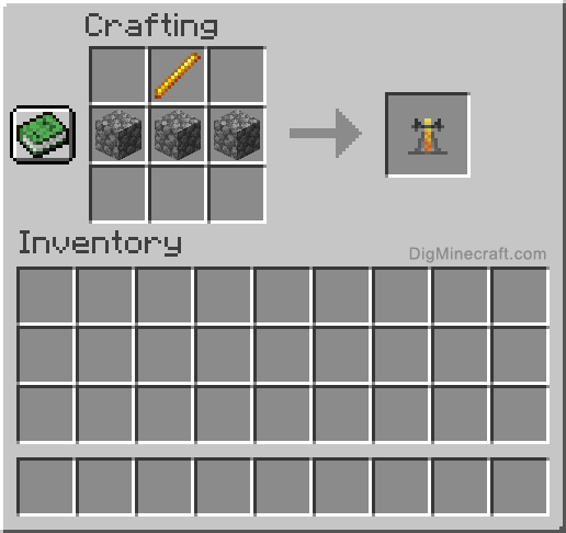 how to make a brewing stand in minecraft