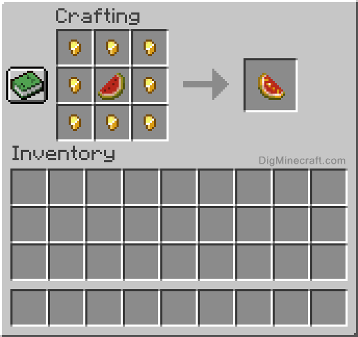 How To Make A Glistering Melon In Minecraft