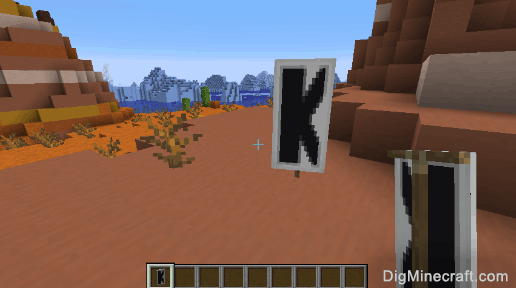 How To Make A Letter K Banner In Minecraft