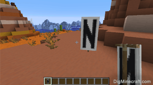 How To Make A Letter N Banner In Minecraft