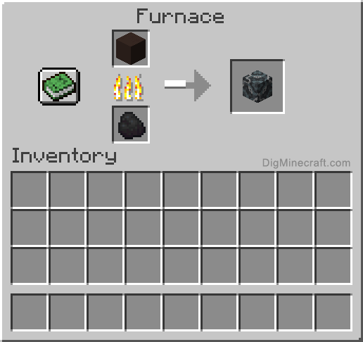 minecraft inventory dark grey