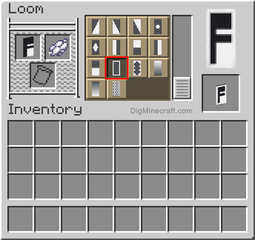 How To Make A Letter F Banner In Minecraft