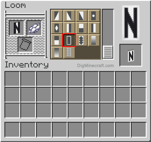 How To Make A Letter N Banner In Minecraft