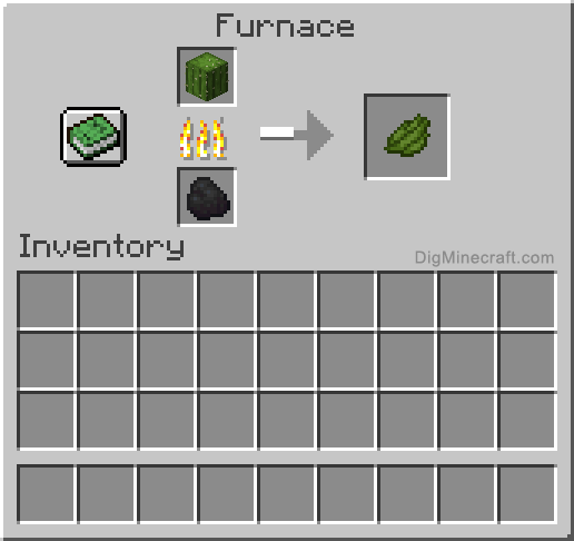 How to make green dye in minecraft with kelp