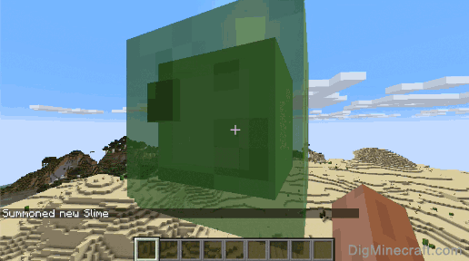 How To Summon A Giant Slime In Minecraft