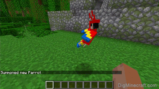 How To Summon A Parrot In Minecraft
