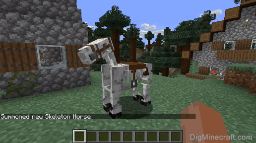 minecraft 1.9 skeleton horse