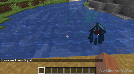 How To Summon A Squid In Minecraft