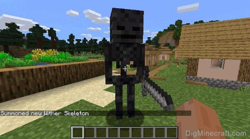 How To Summon A Wither Skeleton In Minecraft