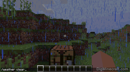 How To Set Weather To Clear In Minecraft