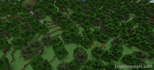 Forest In Minecraft