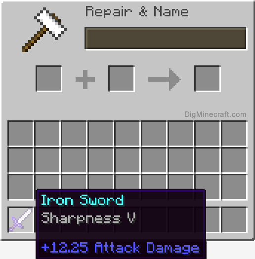 how to enchant with anvil