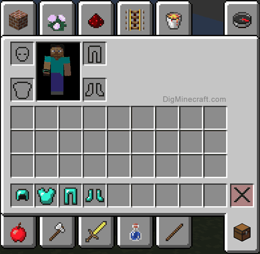 How To Put On Armor In Minecraft