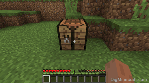 how to make a crafting table in minecraft 1.7.2