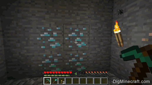find diamonds in minecraft ps4