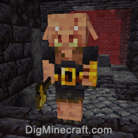Piglin Brute In Minecraft