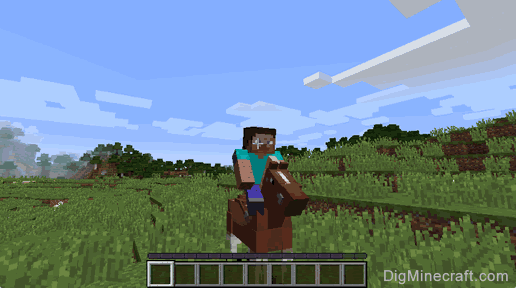 dismount from horse minecraft tablet