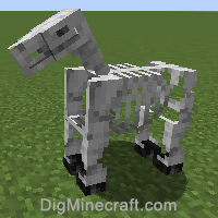 How to feed skeleton horses in minecraft pe