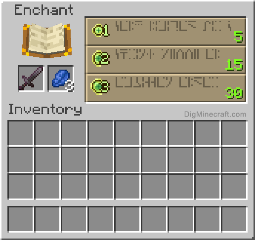 Use Command Block to Give an Enchanted Diamond Sword