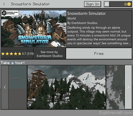 Snowstorm Simulator In Minecraft - snow storm simulator roblox